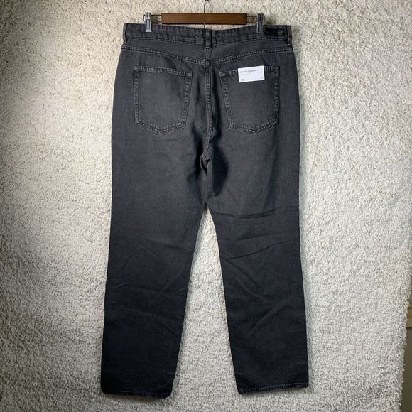 AG Adriano Goldschmied NWT Gray Alexxis Straight High-Rise Jeans Women’s Size 33 - Picture 3 of 8